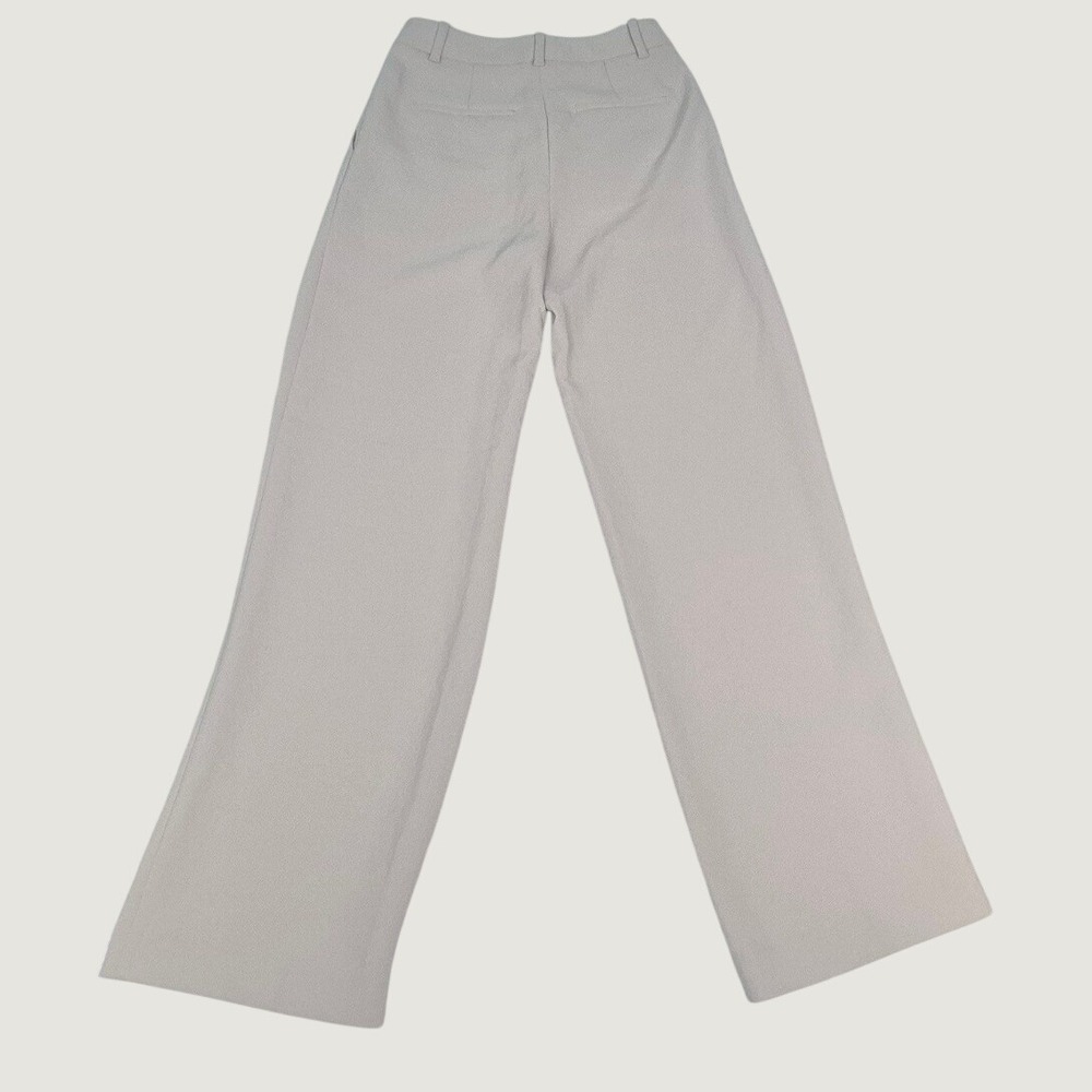 Dress Pants Aritzia Women 2 Beige High Waisted Wide Leg The Effortless Pant